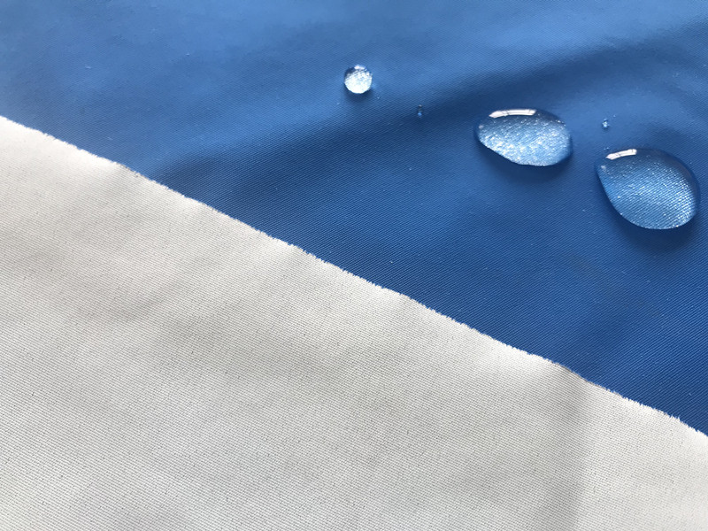 Nylon Taslan Vải chống thấm nước Pu Milky Coating